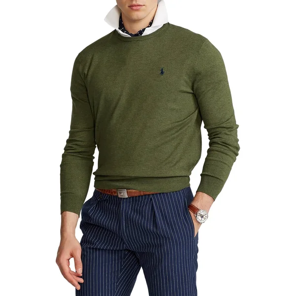Polo Ralph Lauren Pima Cotton Men's Sweater - Green