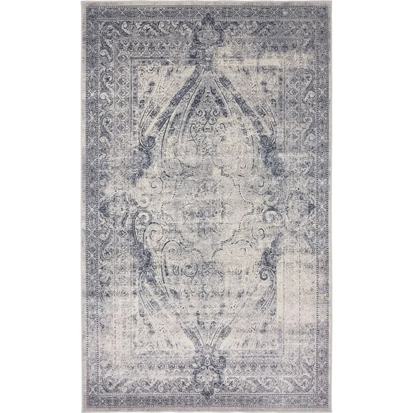 Unique Loom Wilson Chateau Area Rug - 5& x 8& Beige