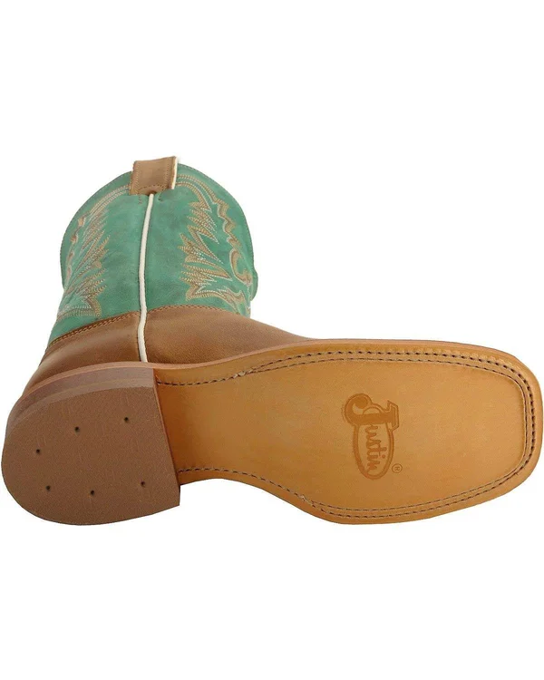 Women's Bent Rail Western Justin Boots - Turquoise