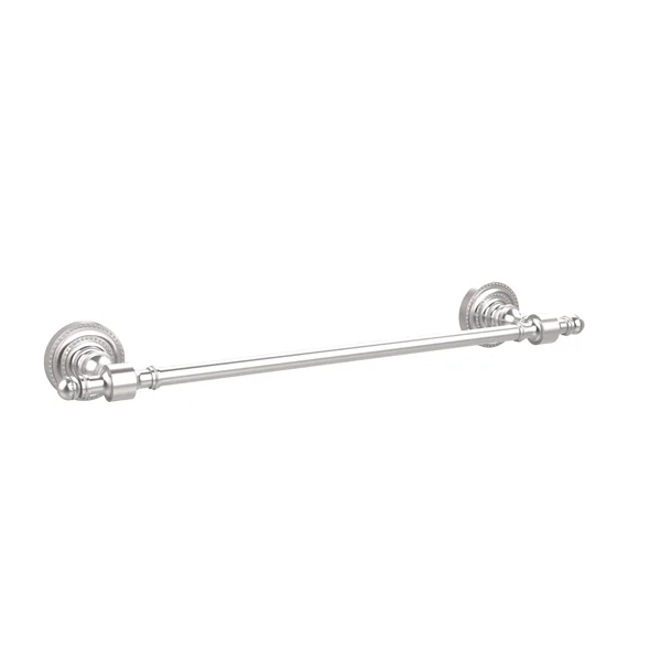 Allied Brass Retro Dot Collection 18 inch Towel Bar Satin Chrome
