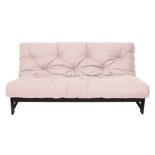 Porch & den Orenco Faux Suede Gel Pocket Coil Full-Size 10-Inch Futon Mattress - Ice Mint