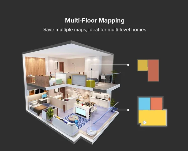 Roborock S6 Pure Robot Vacuum and Mop - Multi-Floor Mapping, Lidar NAVIGATION, No-Go Zones, Selective Room Cleaning, Super Strong