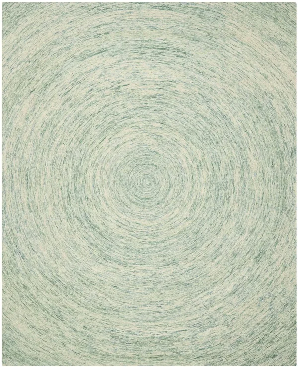 Safavieh 6& x 6& Round Ikat IKT635A Ivory, Blue Rug