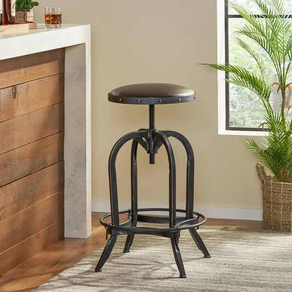 Silla 33.5x22 Barstool - Brown Christopher Knight Home