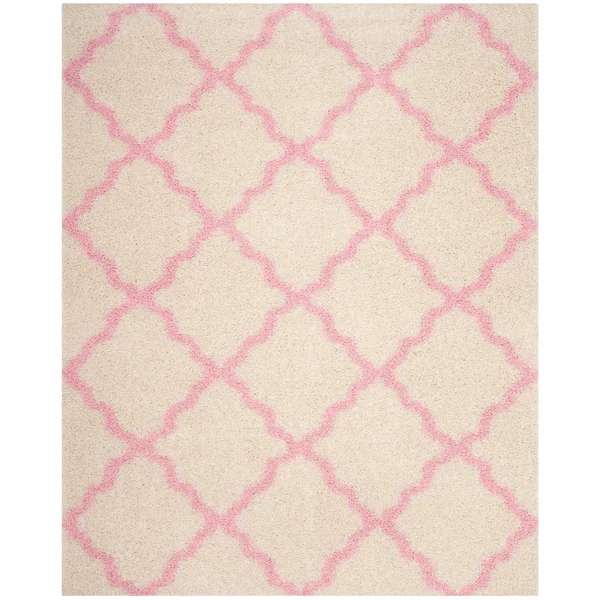 Safavieh Dallas Shag SGD257J 5&1x22 x 7&6x22 Ivory - Light Blue Area Rug