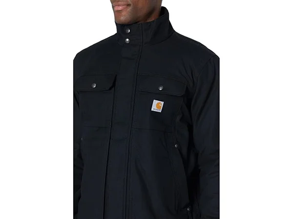 Carhartt Men's Full Swing Quick Duck Insulated Traditional Coat-Black-Medium