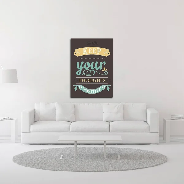 21x22 x 15x22 Keep Your Thoughts by GraphINC Print on Canvas