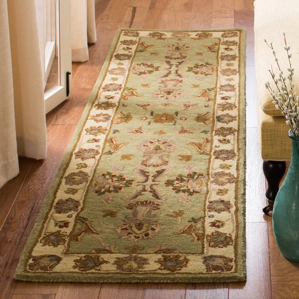 Safavieh Heritage HG343A Green - Gold 4& x 6& Area Rug