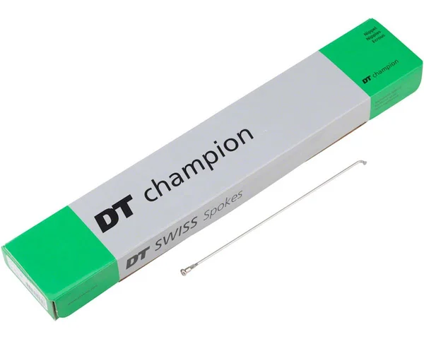 DT Swiss Champion 2.0 295mm Silver Spokes Box of 100