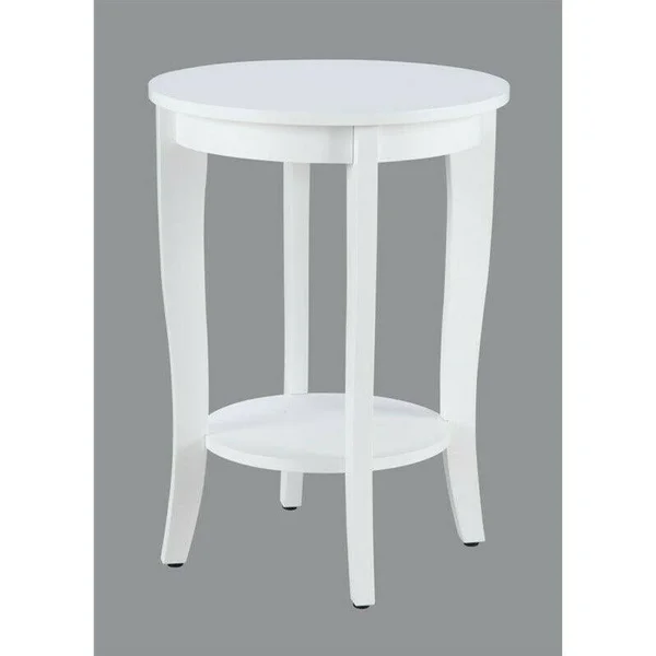 Convenience Concepts American Heritage Round Table, White