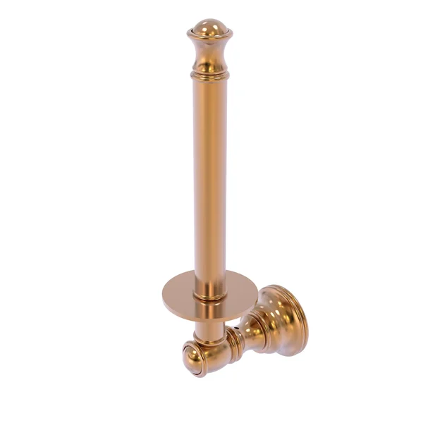 Allied Brass CL-24U-BBR Carolina Upright Wall Mount Toilet Paper Holder Finish: Brushed Bronze