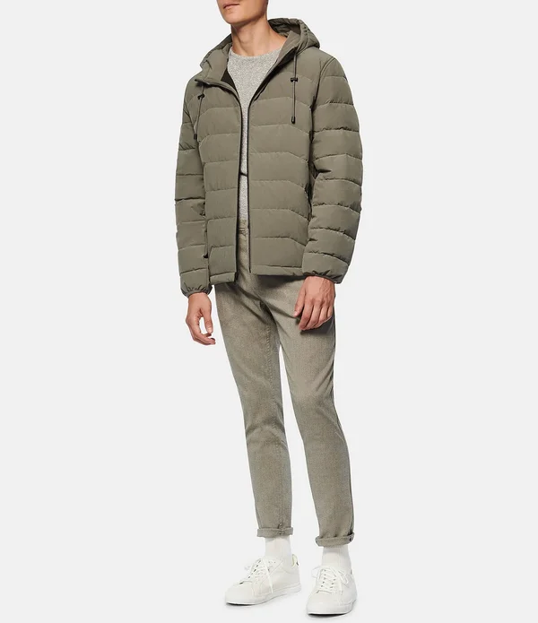 Marc New York Men's Claxton Packable Down Hooded Jacket - Gunmetal
