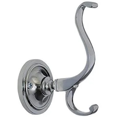 Plain Coat Hook, Bright Chrome Canora Grey