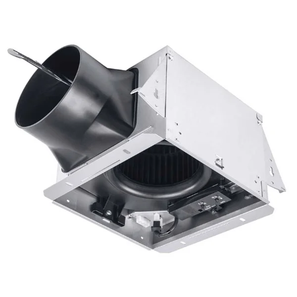 Delta Electronics ELT80-110H Breezelite 80-110 CFM Exhaust Bath Fan Adjustable High & Low Speeds & Humidity Sensor