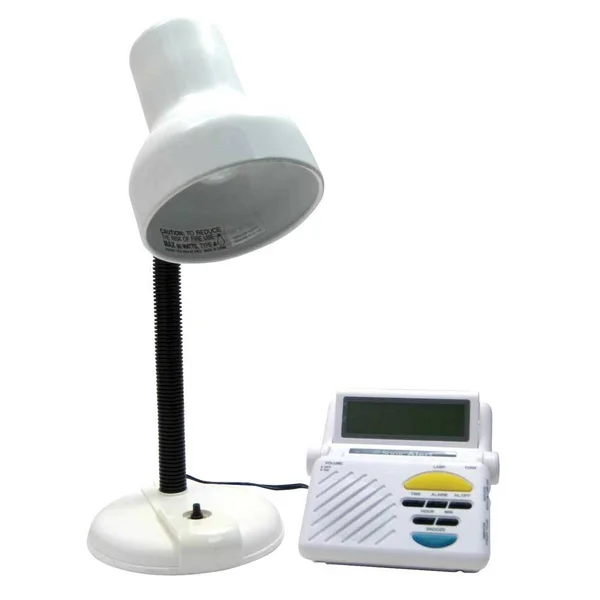 Sonic Alert Sonic Boom Alarm Clock with Plug Outlet for Lamp & Built-In Receiver