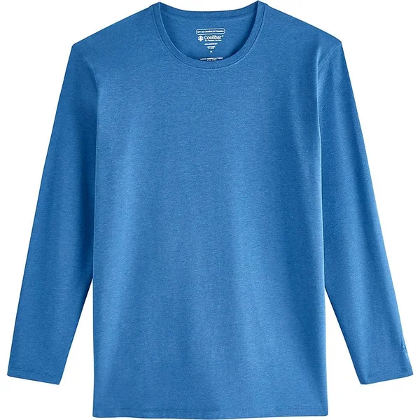 Coolibar UPF 50+ Men's Morada Everyday Long Sleeve T-Shirt - Sun Protective