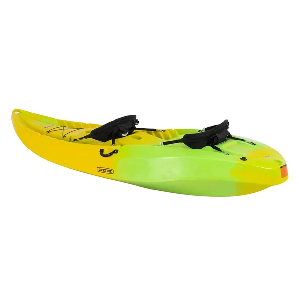 Lifetime 91071 Manta 100 Yellow Lime Tandem Kayak (Paddles Included)
