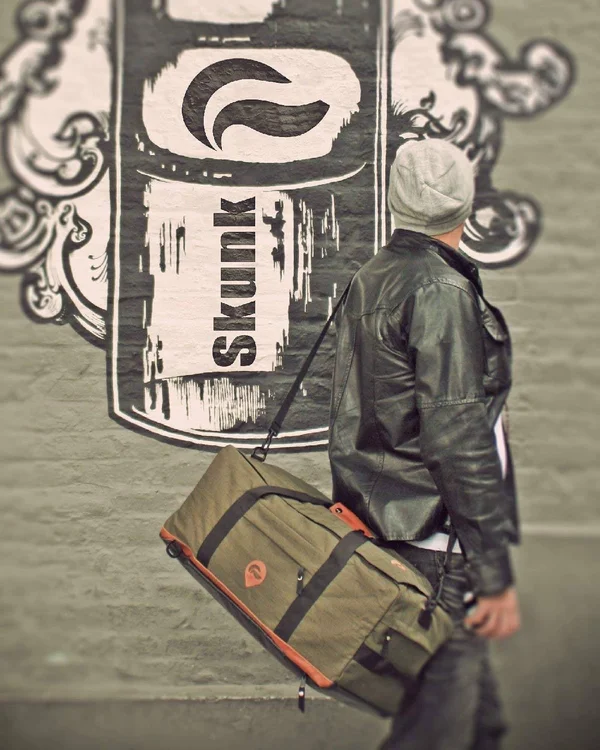 Skunk Hybrid Backpack/Duffle - Smell Proof - Water Proof - Hydroponics (Olive Green)