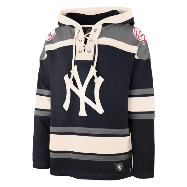 New York Yankees Superior '47 Lacer Hood, 2x, Fall Navy, A, '47 Brand