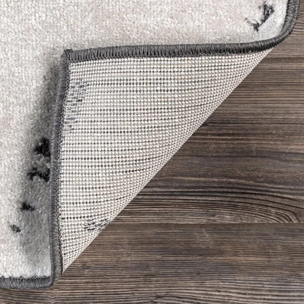 nuLOOM Blaire BDSZ09A 7&10x22 x 10& Gray Indoor/Outdoor Area Rug