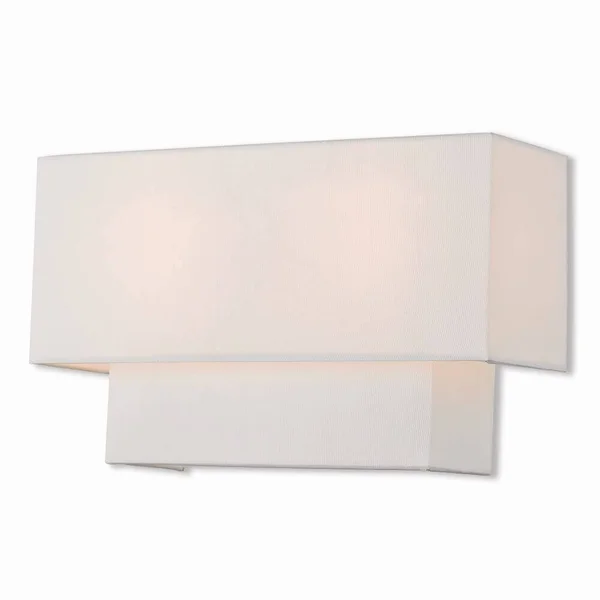 2 Light Brushed Nickel ADA Wall Sconce 101956
