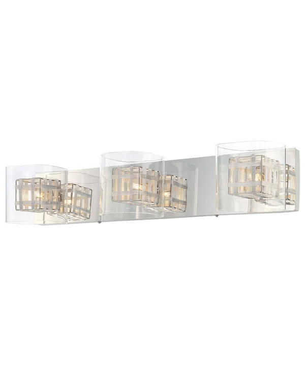 George Kovacs P5803-077 - Jewel Box 3 Light Bath - Chrome