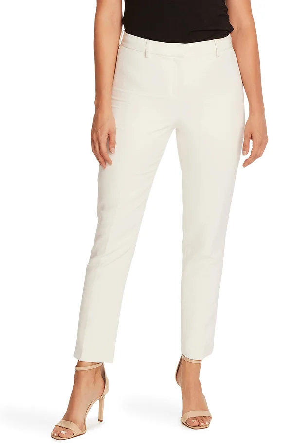 Vince Camuto Ankle Pant, White, 4