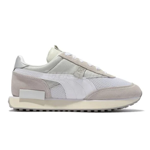 Puma Womens Future Rider &Chrome Vaporous Grey& Vaporous Grey/Grey Violet Wmns Marathon Running Shoes/Sneakers 375081-01 (US Siz