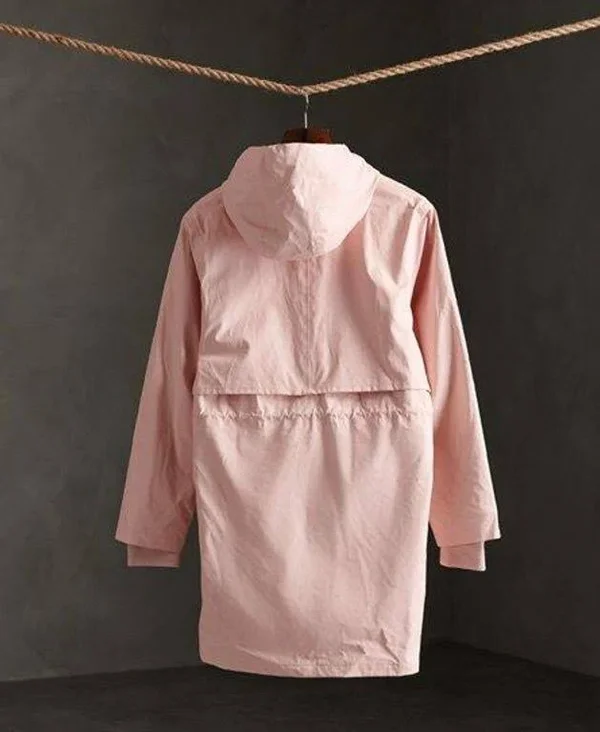 Superdry Essentials Hydrotech - Pink - Long Coats