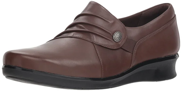 Clarks Hope Roxanne Women's Brown Slip on 11 N