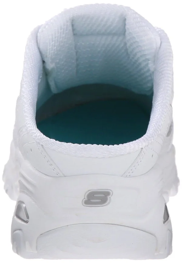 Skechers Women's D&Lites - Bright Sky Sneakers - White, 8