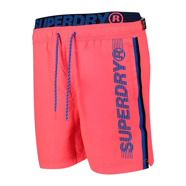 Superdry State Volley Swim Shorts - Red - Boardshorts