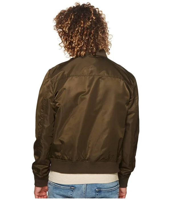 Levi&s Flight Satin Bomber Jacket - Olive at Nordstrom Rack