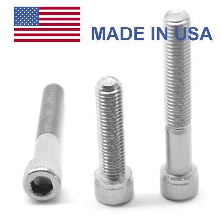 #4-40 x 3/4 Coarse Thread Socket Head Cap Screw - USA Alloy Steel Zinc Plated Pk 100