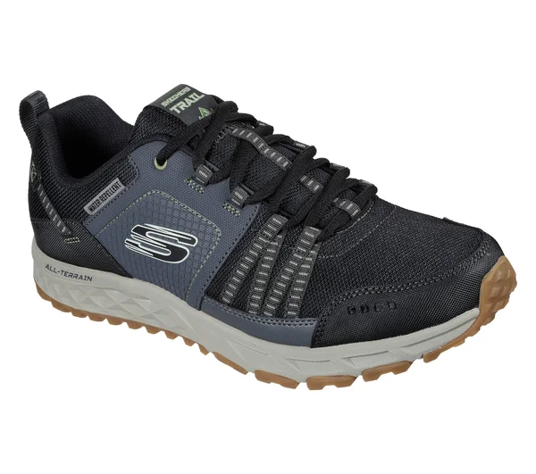 Skechers Men's Escape Plan Sneakers - Black/Gray, 8.5