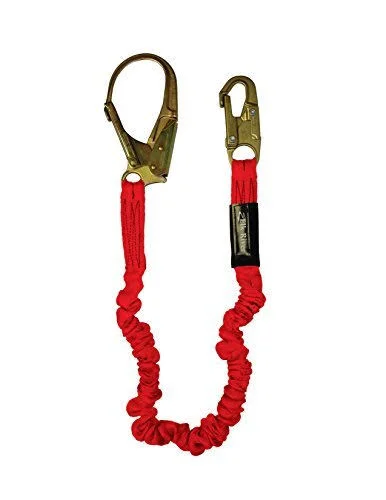Elk River 35477 Flex-NoPac Energy-Absorbing Polyester Web Lanyard with Zsnaphook