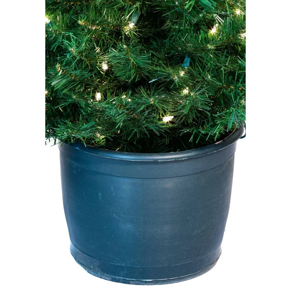 Kurt Adler 5& Pre-Lit Potted Tree Set (Set of 2 Trees)