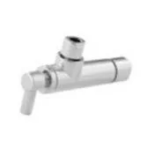 Brasstech 403-1/54 Angle Valve, 1/2x22 Compression Gloss Black
