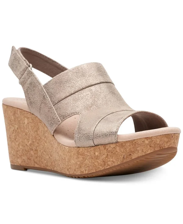 Clarks Annadel Ivory 6.5 Women's Pewter