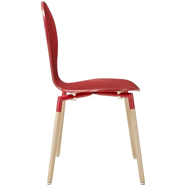 Modway Path Dining Chair - Set of 4, Red