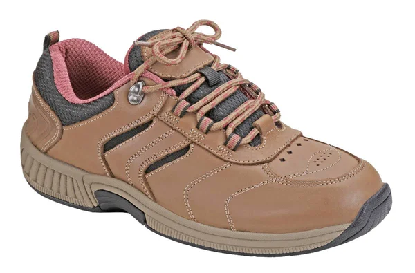 Women's OrthoFeet Sonoma Sneaker Brown Nubuck 9.5 XW