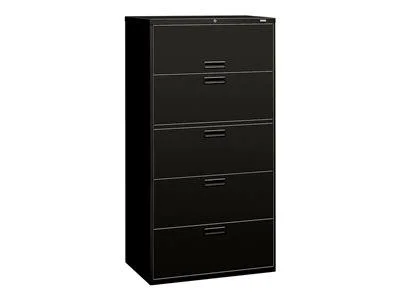 HON 500 Series Five-Drawer Lateral File - Putty