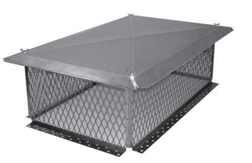 Olympia Chimney 9x22x9x22 Stainless Multi-Flue Knock Down Cap - 8x22 High