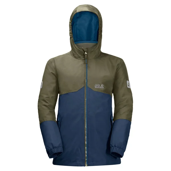 Jack Wolfskin Boys Iceland 3in1 Jacket Dark Indigo 152