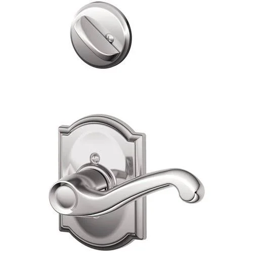 Schlage F59Fla605Camlh LH Flair Lever Camelot Rose Interior ACT