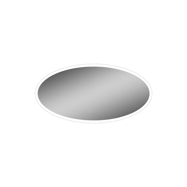 Lighted Impressions Cosmos 48-in Lighted LED Aluminum Oval Frameless Bathroom Mirror - LI9551