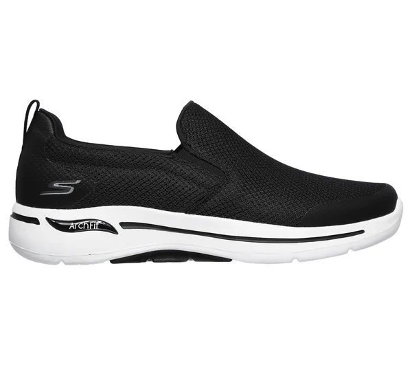 Skechers Men's GOwalk Arch Fit - Togpath Slip-On Walking Shoes - Black, 8.0