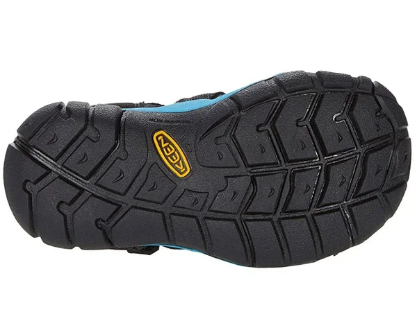 Keen Kids& Seacamp II CNX Sandal - 12 - Black - Keen Yellow
