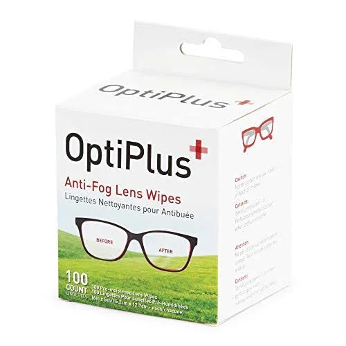 Optiplus Anti Fog Lens Wipes - Size: One Size