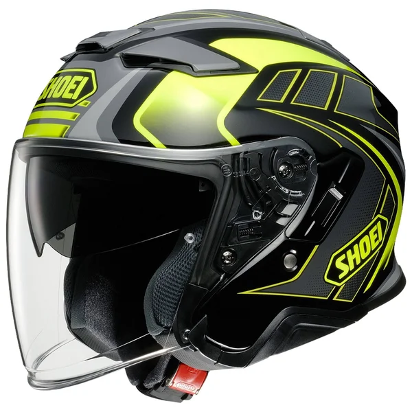 Shoei J-Cruise 2 Aglero TC3 Open Faced Helmet (Grey|Yellow)